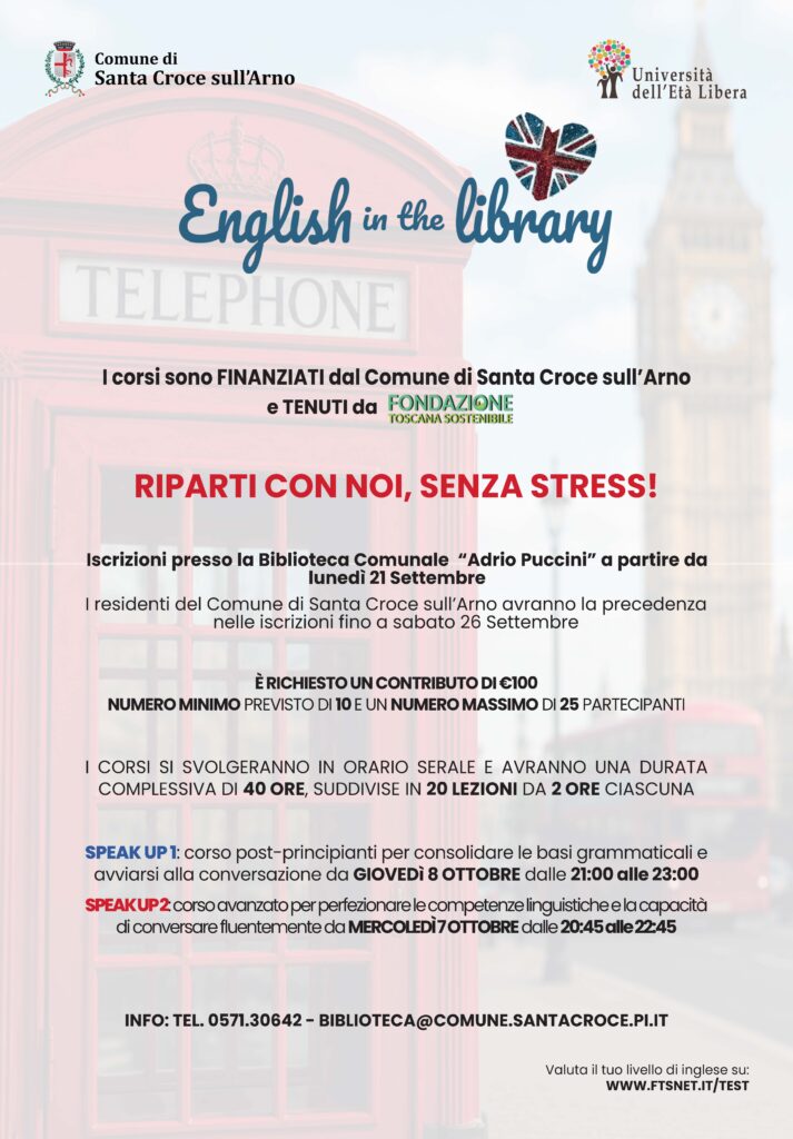 Corso di Inglese – edizione 2026